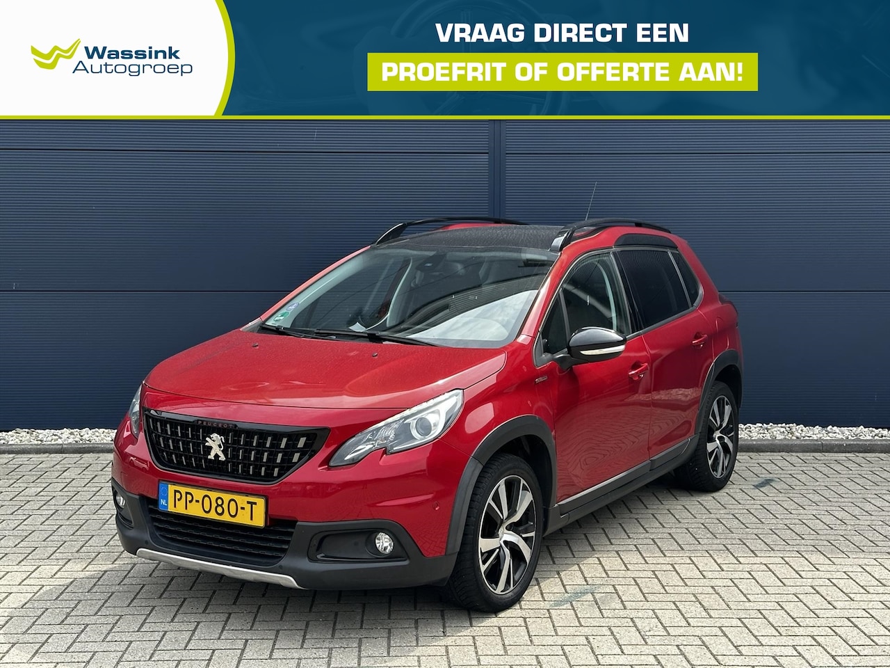 Peugeot 2008 - 1.2 PureTech 110pk GT-Line Panoramadak | Camera | Trekhaak | All seasonbanden | Navigatie - AutoWereld.nl