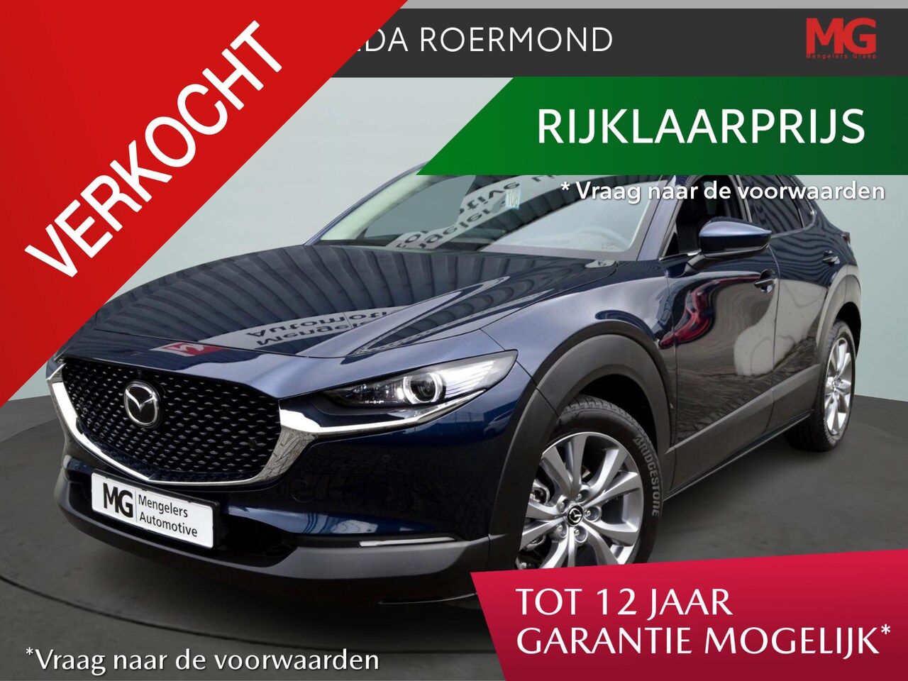 Mazda CX-30 - 2.0 e-SkyActiv-G M.Hybr. Exclusive-line/Leer-Pack/ Daso & Design Pack/ALL IN PRIJS - AutoWereld.nl