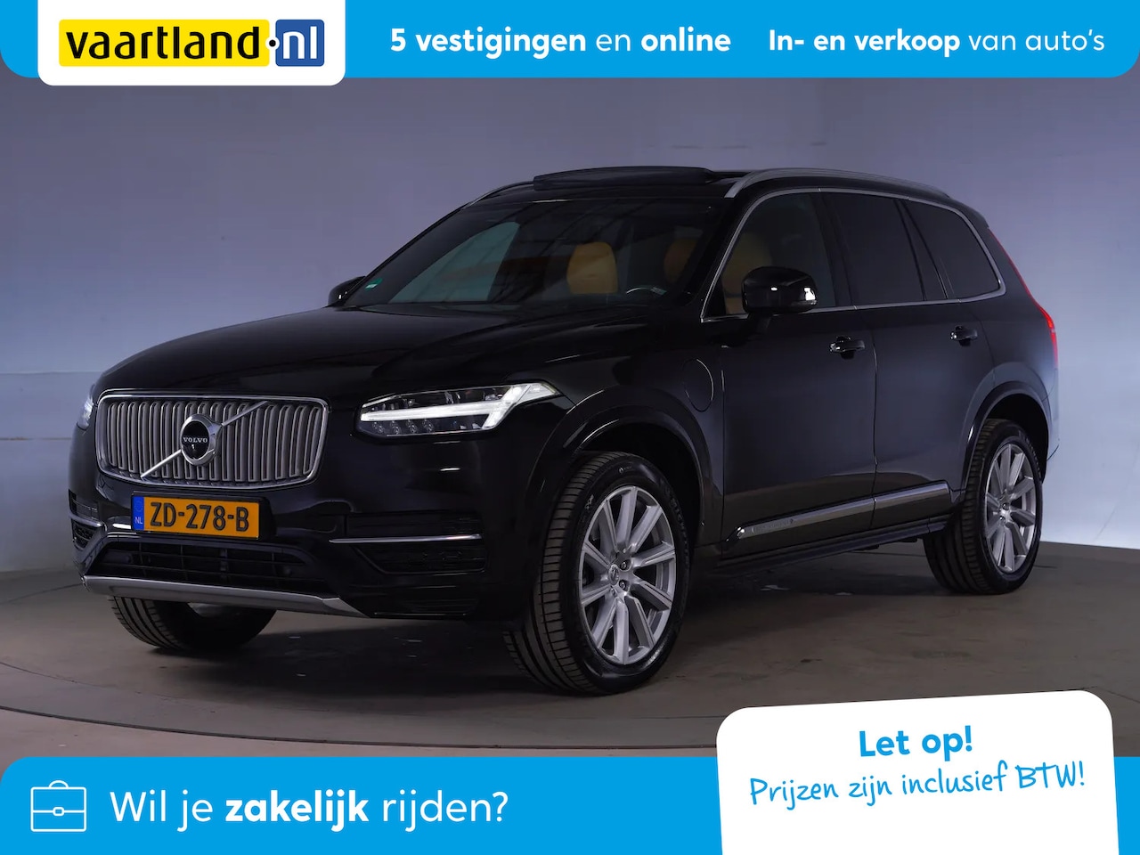 Volvo XC90 - T8 TwinEgine AWD Inscription 7P [360Cam Panoramadak B&W-audio Luchtvering ] - AutoWereld.nl