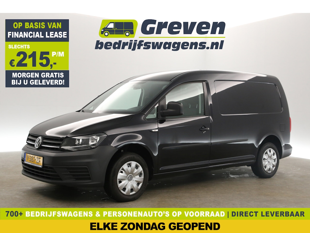 Volkswagen Caddy Maxi - 2.0 TDI L2H1 Airco Cruise Parkeersensoren Elektrpakket Schuifdeur - AutoWereld.nl