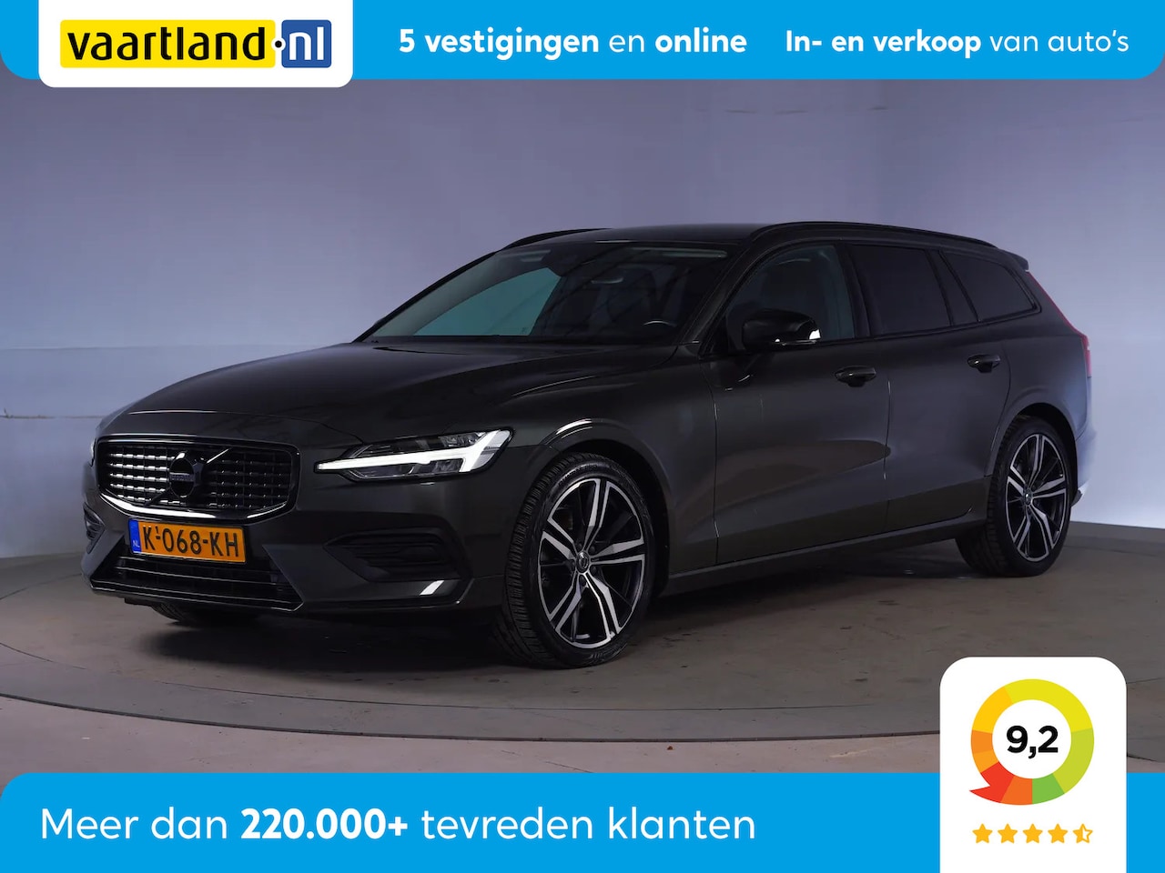 Volvo V60 - 2.0 B3 Momentum [ Leder Navi LED Trekhaak ] - AutoWereld.nl