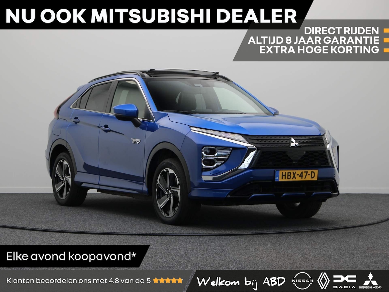 Mitsubishi Eclipse Cross - 2.4 PHEV Instyle | Schuif/Kantel Dak | Stoelverwarming Voor en Achter | Achteruitrijcamera - AutoWereld.nl