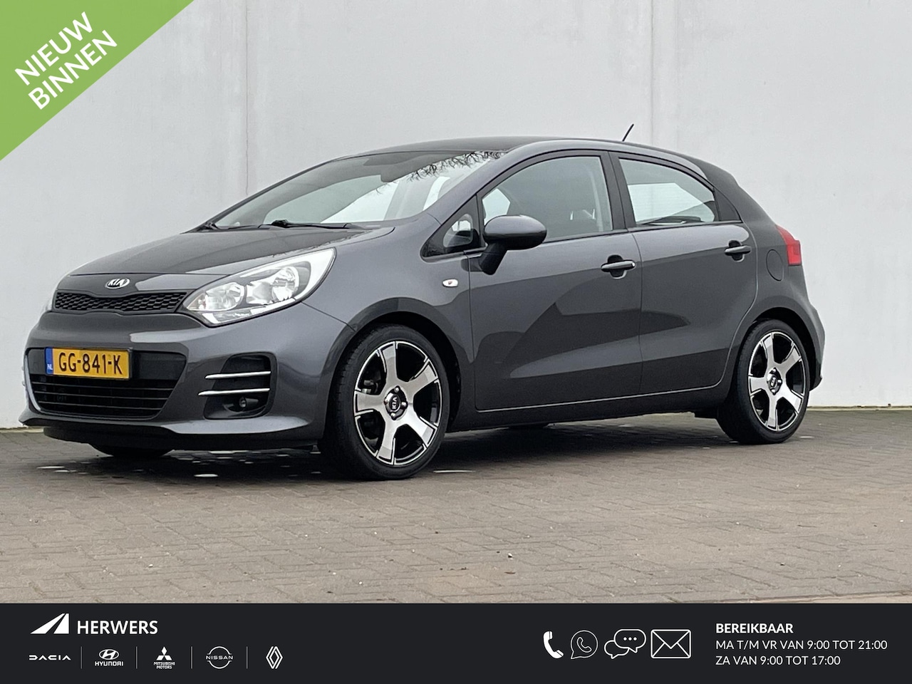 Kia Rio - 1.2 CVVT ComfortLine / Airco / Cruise control / 17" lm. velgen / 5 - drs - AutoWereld.nl