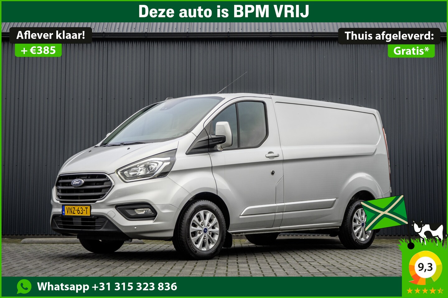 Ford Transit Custom - 2.0 TDCI L1H1 | Euro 6 | 130 PK | Cruise | Airco | Camera | PDC - AutoWereld.nl