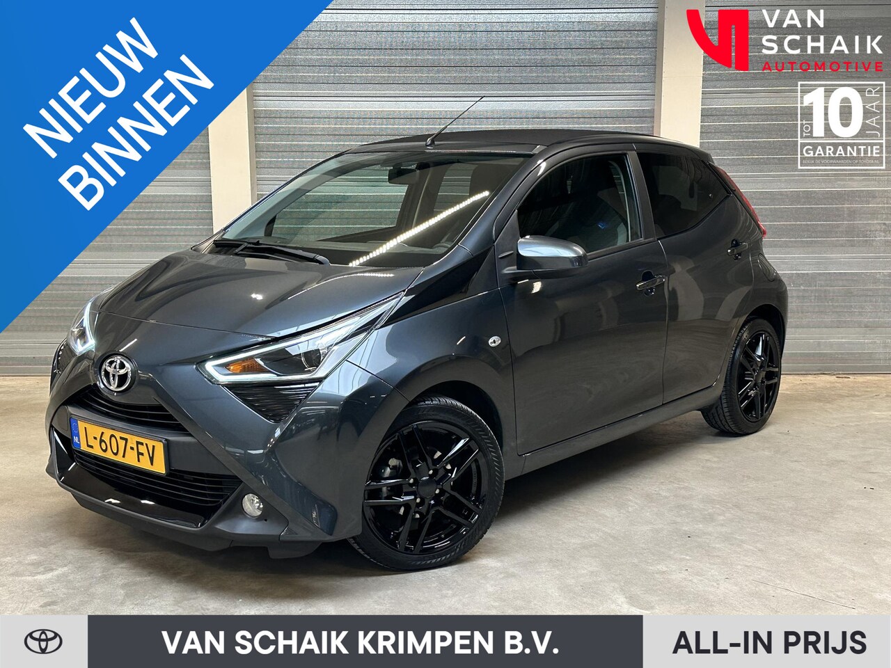 Toyota Aygo - 1.0 VVT-i x-joy cabrio NL-auto LM velgen Carplay/Android - AutoWereld.nl