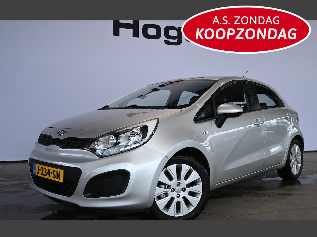 Kia Rio - 1.2 CVVT Airco Licht metaal 100% Onderhouden Inruil mogelijk - AutoWereld.nl