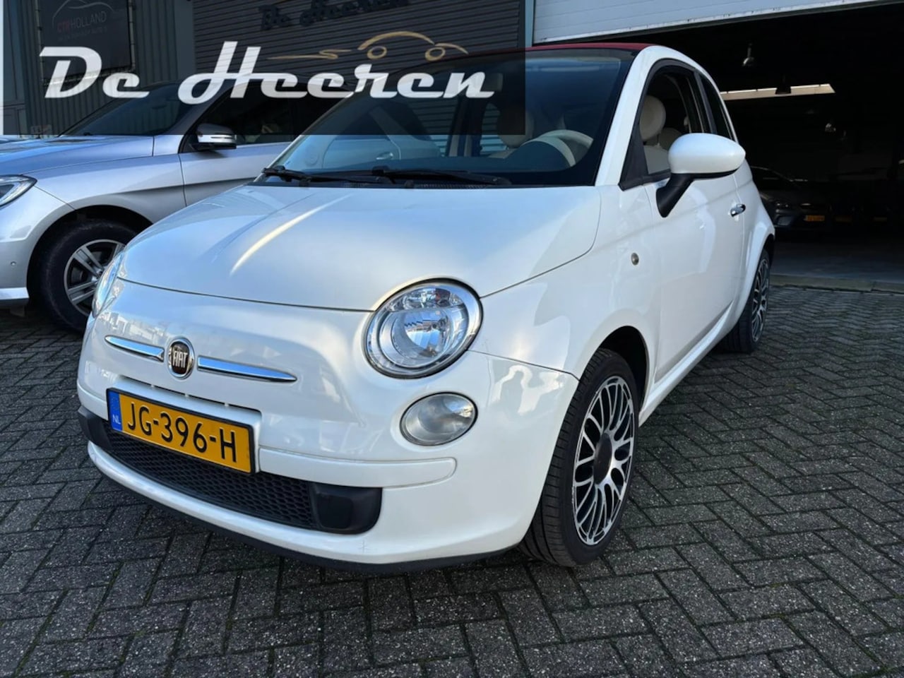 Fiat 500 C - 1.2 Rosso Blanco Cabrio, APK - AutoWereld.nl