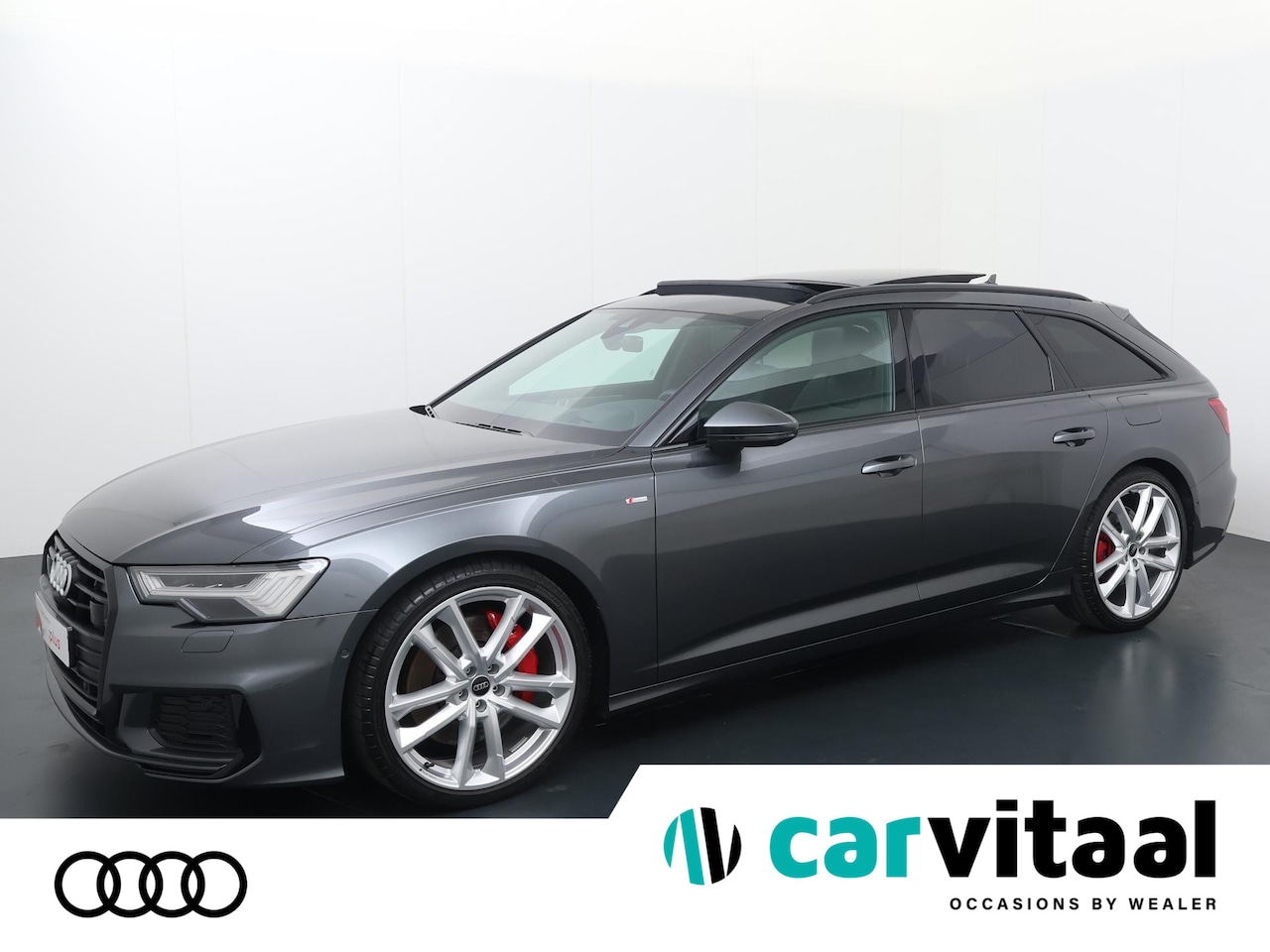 Audi A6 Avant - 55 TFSI e quattro Pro Line S Competition | 367 PK | Trekhaak | Panoramadak | Head-up displ - AutoWereld.nl