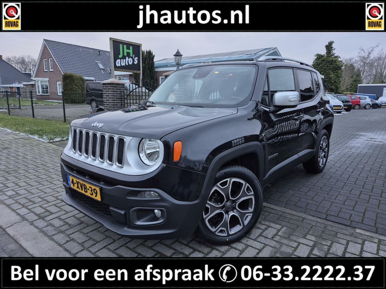 Jeep Renegade - 1.4 MultiAir Limited LEDER/CRUISE/BEURT/NW-APK - AutoWereld.nl