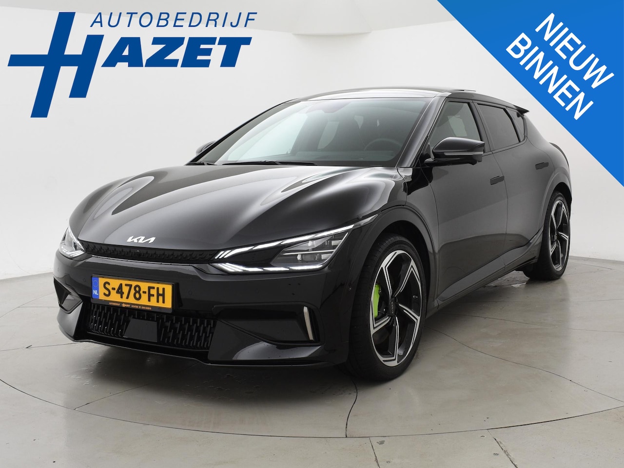 Kia EV6 - GT AWD 77.4 kWh 585 PK + TREKHAAK | 21 INCH | MERIDIAN | SCHUIFDAK - AutoWereld.nl