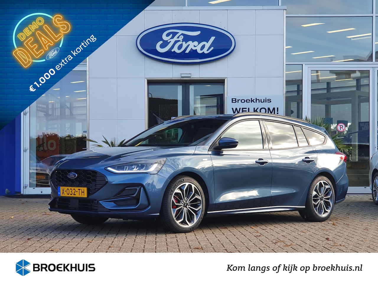 Ford Focus Wagon - 1.0 125 pk Hybrid ST Line X | 18" Lichtmetalen velgen | Winter Pack - AutoWereld.nl