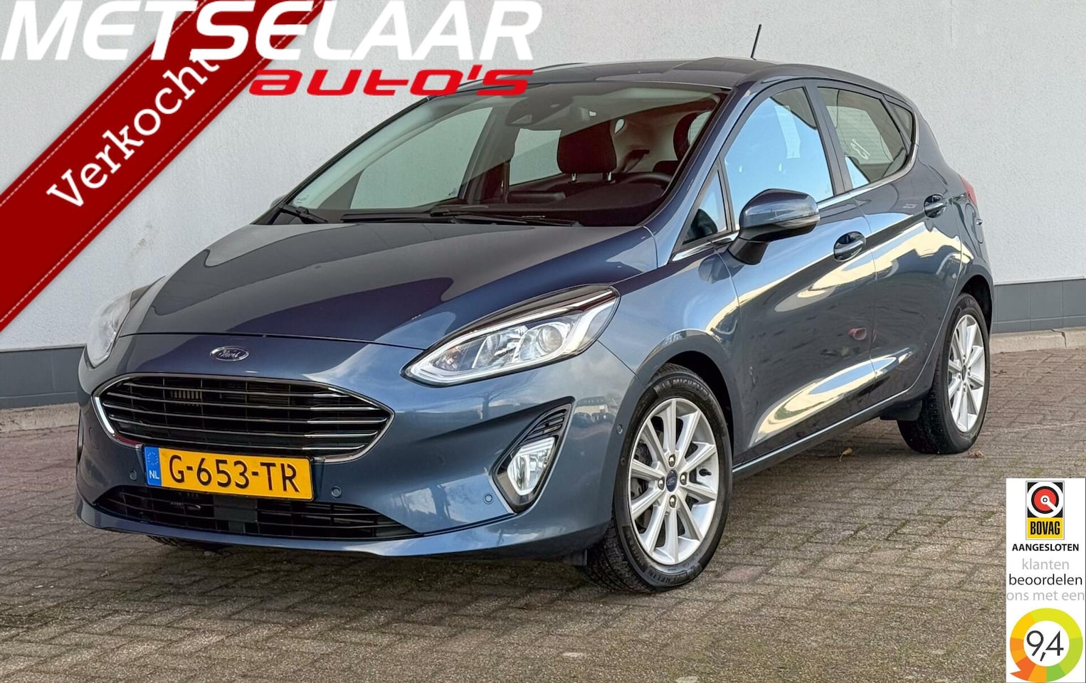 Ford Fiesta - 1.0 EcoBoost Titanium automaat! - AutoWereld.nl