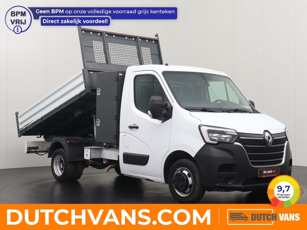 Renault Master - 2.3DCI 130PK Kipper | Toolbox | 3500Kg Trekhaak | Airco | Cruise - AutoWereld.nl