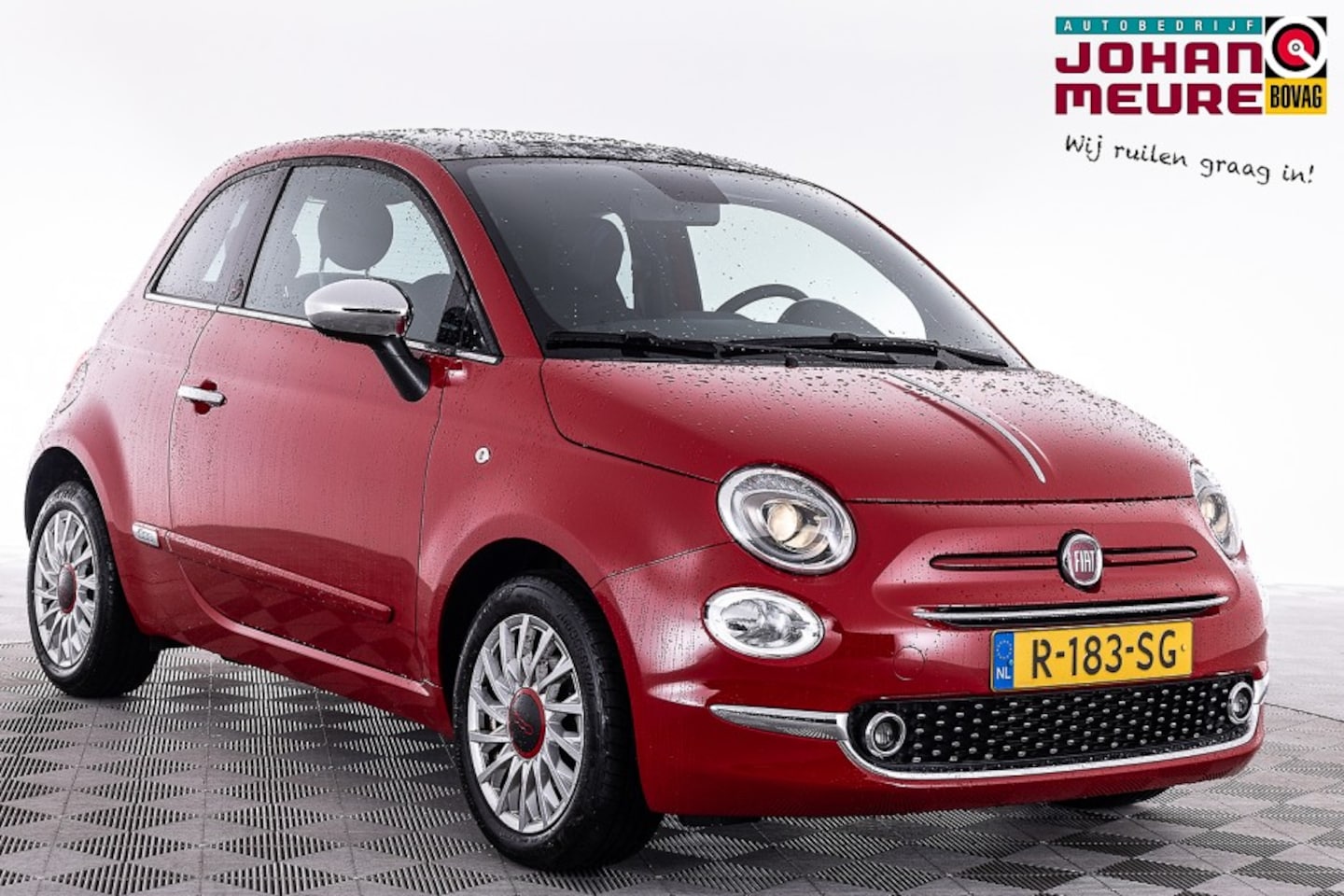 Fiat 500 - 1.0 Hybrid RED | PANORAMADAK | NAVI ✅ 1e Eigenaar . - AutoWereld.nl