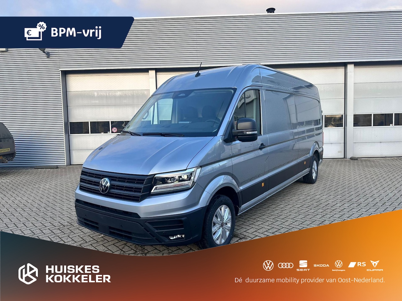 Volkswagen Crafter - Bestelwagen 35 2.0 TDI 177pk L4H3 Exclusive I Climatronic I GeveerdeStoel I Navigatie I Ca - AutoWereld.nl