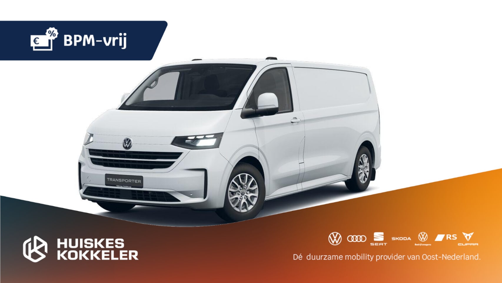 Volkswagen Transporter - T7 2.0 TDI 150pk Automaat L2 Style | BPM-vrij | LED- koplampen | Navigatie | excl. kosten - AutoWereld.nl