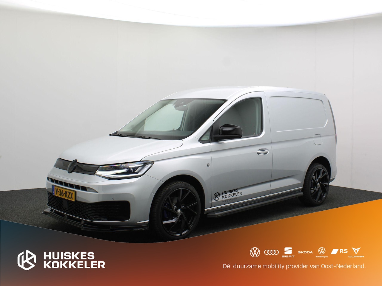 Volkswagen Caddy Cargo - 2.0TDI 122pk DSG Style I Climatronic I ErgoComfort L+R I 19'' Lichtmetalen Velgen I Navi I - AutoWereld.nl