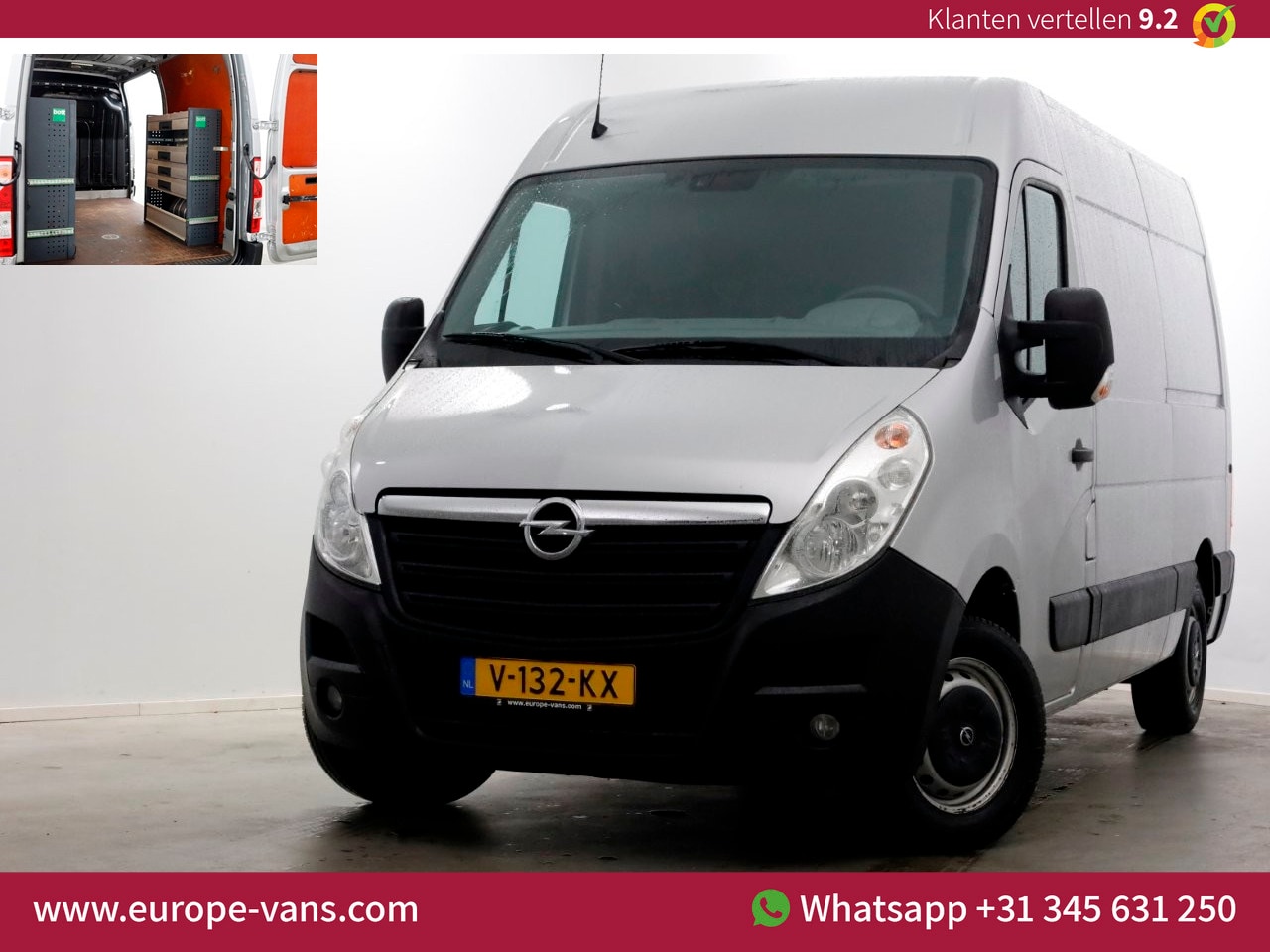 Opel Movano - 2.3 CDTI 170pk Euro6 L2H2 Automaat Airco/Camera/Inrichting 01-2018 - AutoWereld.nl