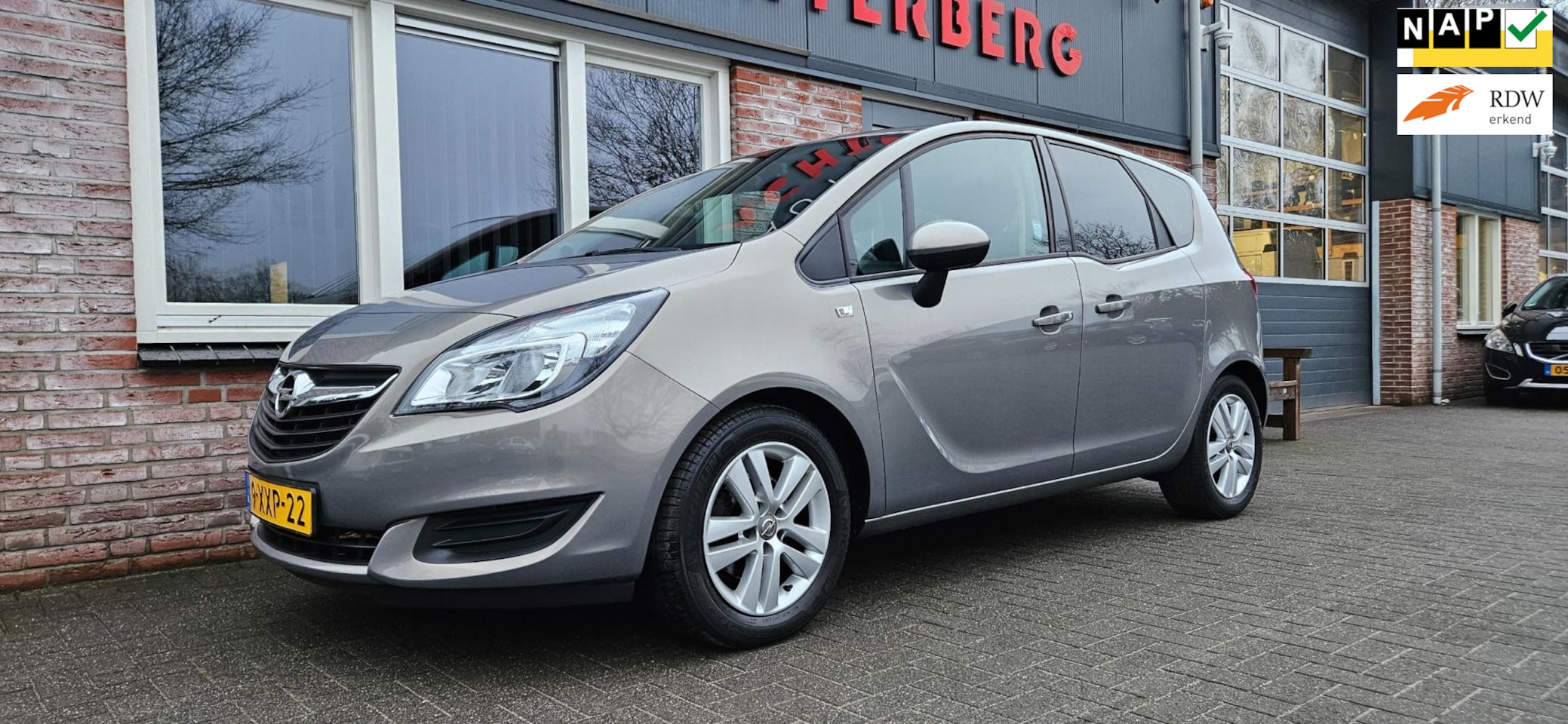 Opel Meriva - 1.4 Turbo Business+ Trekhaak! Airco! Cruise Control! Navigatie! Nette Auto! - AutoWereld.nl