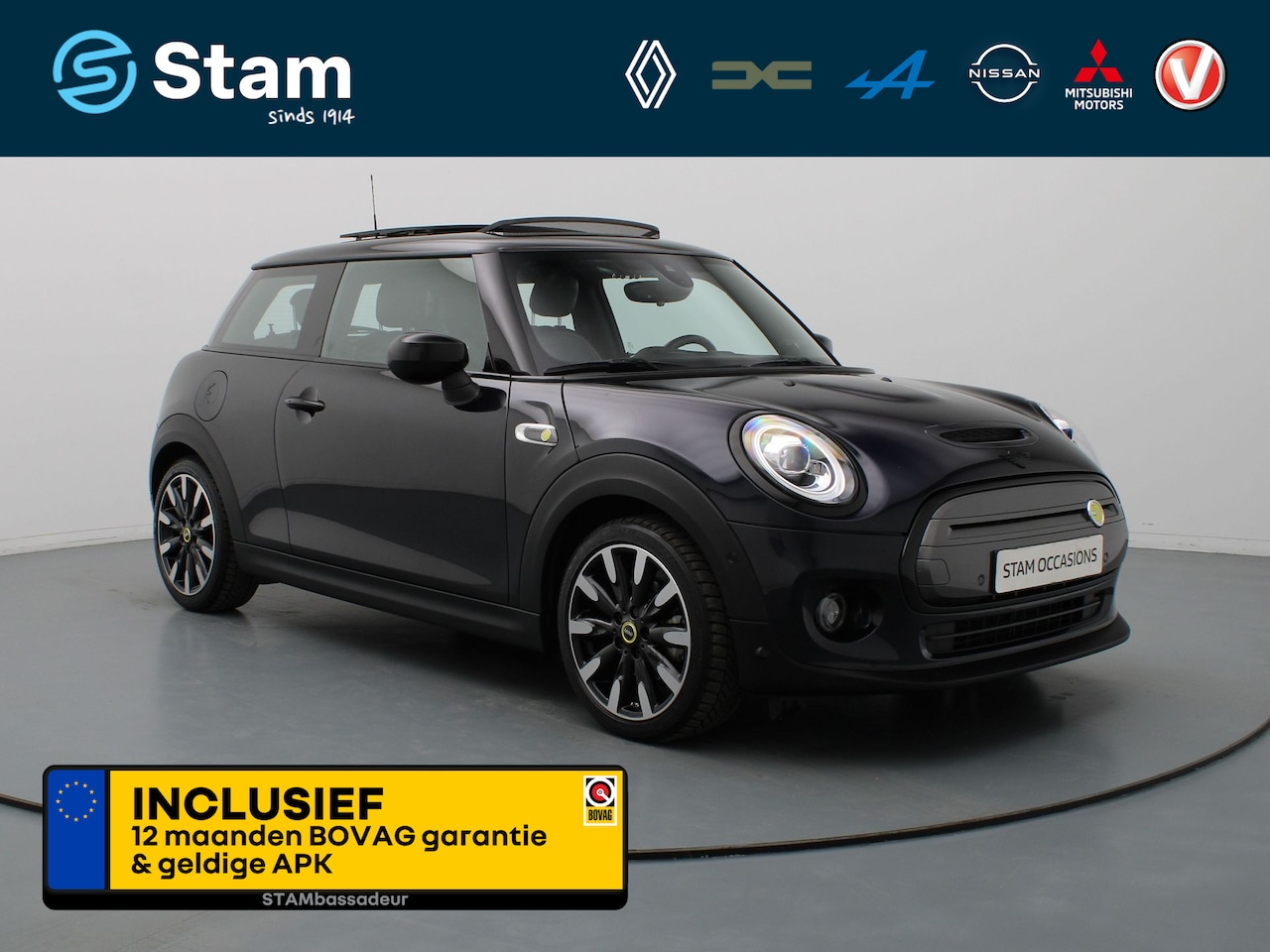 MINI Mini-Electric - Yours 33 kWh Camera | Head-Up | Leder | Navi | Panoramadak - AutoWereld.nl