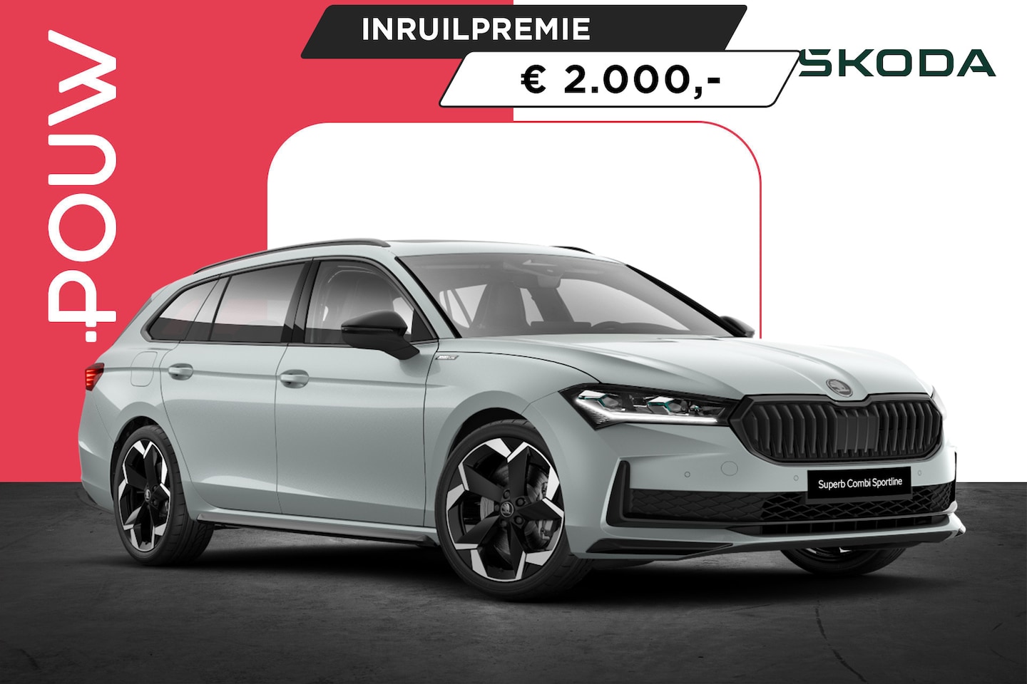 Skoda Superb Combi - 1.5 TSI 204pk DSG PHEV Sportline Business | Canton Audio | Dynamic Chassis Control - AutoWereld.nl