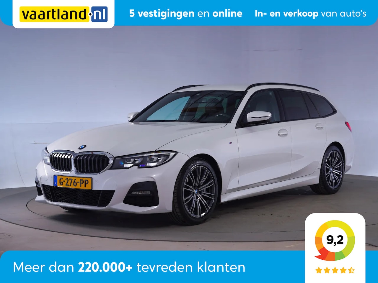 BMW 3-serie Touring - 330i M Sport High Executive Aut. [ Live-cockpit prof. LED Navi Keyless ] - AutoWereld.nl