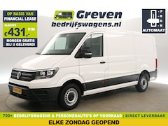 Volkswagen Crafter - 35 2.0 TDI L3H2 DSG Automaat 141PK Airco Camera Carplay Cruise Navigatie 3 Persoons