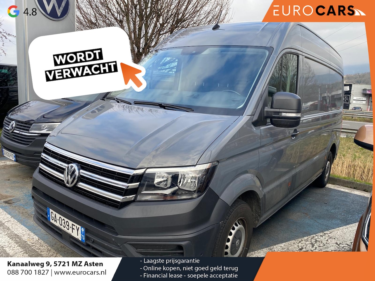 Volkswagen Crafter - 177pk L3H3 / L2H2 Highline Navigatie Camera Trekhaak  Cruise control Airco Euro6 - AutoWereld.nl