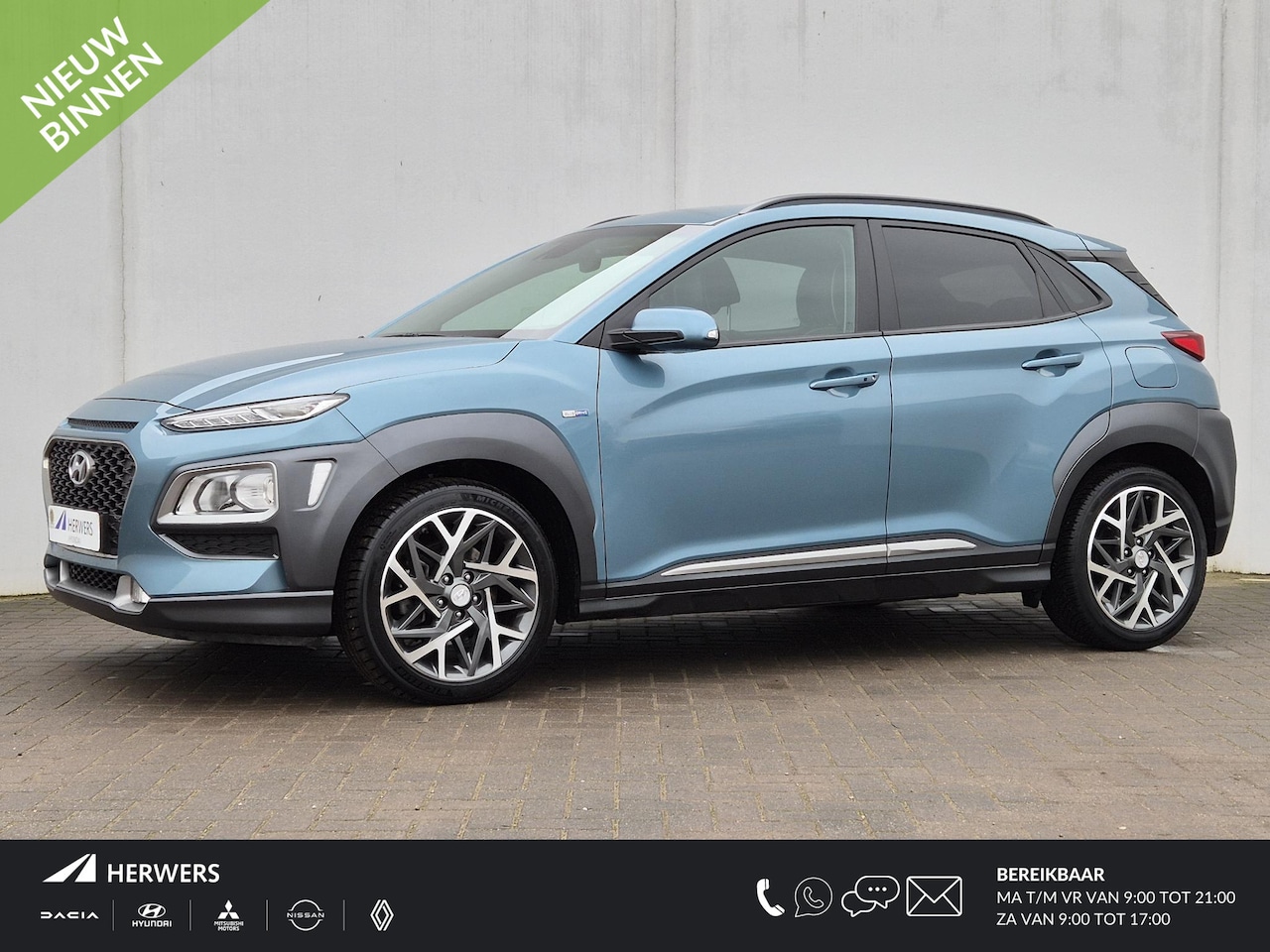 Hyundai Kona - 1.6 GDI HEV Fashion Automaat / Navigatie Blue Link /Trekgewicht 1300 kg / HUD / Dealer ond - AutoWereld.nl