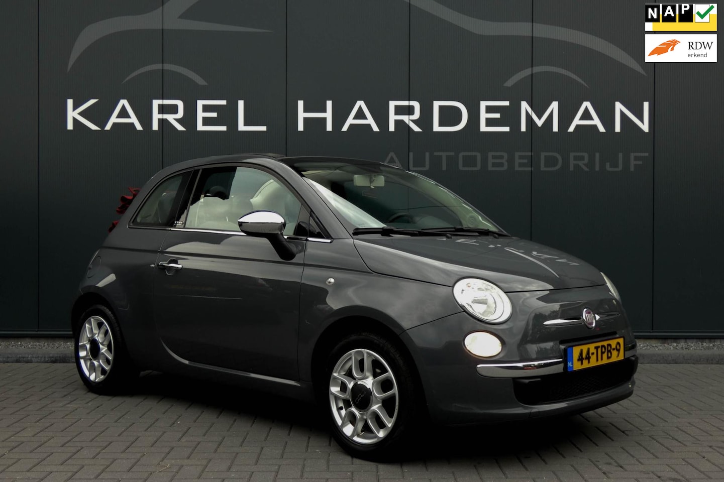 Fiat 500 C - 1.2 Lounge | NIEUWE DISTRIBUTIERIEM | LM VELGEN | AUX | CABRIO - AutoWereld.nl