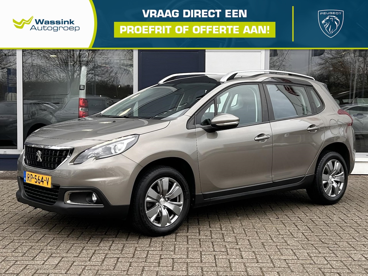 Peugeot 2008 - 1.2 PureTech 110pk Automaat Blue Lion | Airco | Cruise controle | Naviagie | Parkeersensor - AutoWereld.nl