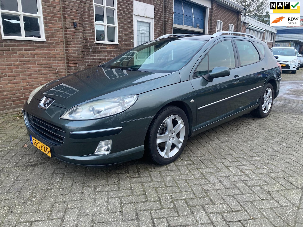 Peugeot 407 SW - 2.0-16V XS automaat Bj 2006 APK TOT 03-2026, Clima, Cruise, Pano, inruil is mogelijk - AutoWereld.nl