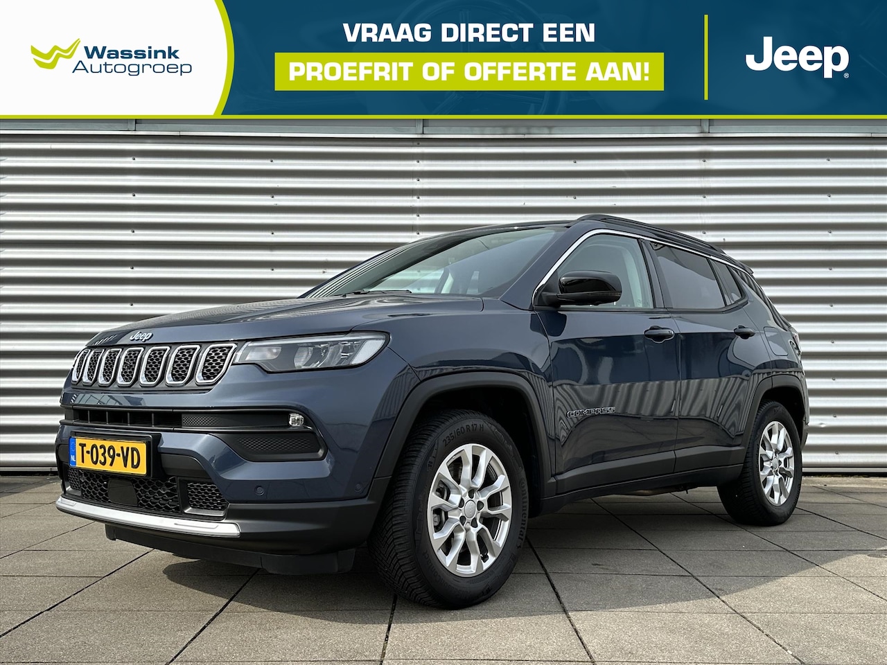 Jeep Compass - 1.3T 4XE 190pk PHEV Limited | Apple CarPlay | Navigatie | Stoelverwarming - AutoWereld.nl