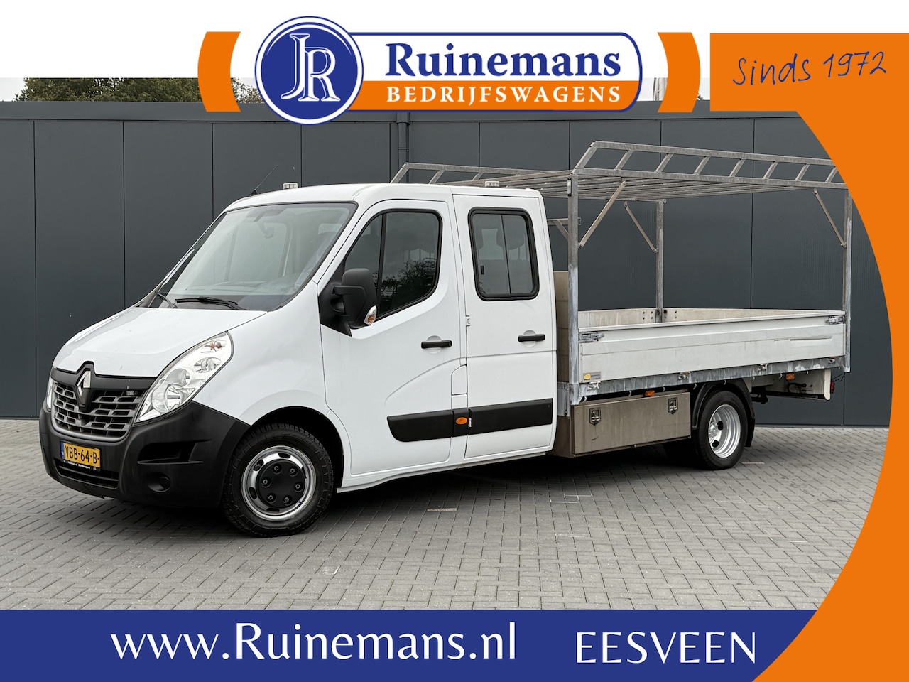 Renault Master - 2.3 DCI 131 PK L3 MAXI / PICK UP / UNIEK 22.842 KM !! / DUBBELE CABINE / EXTRA LANG / DUBB - AutoWereld.nl