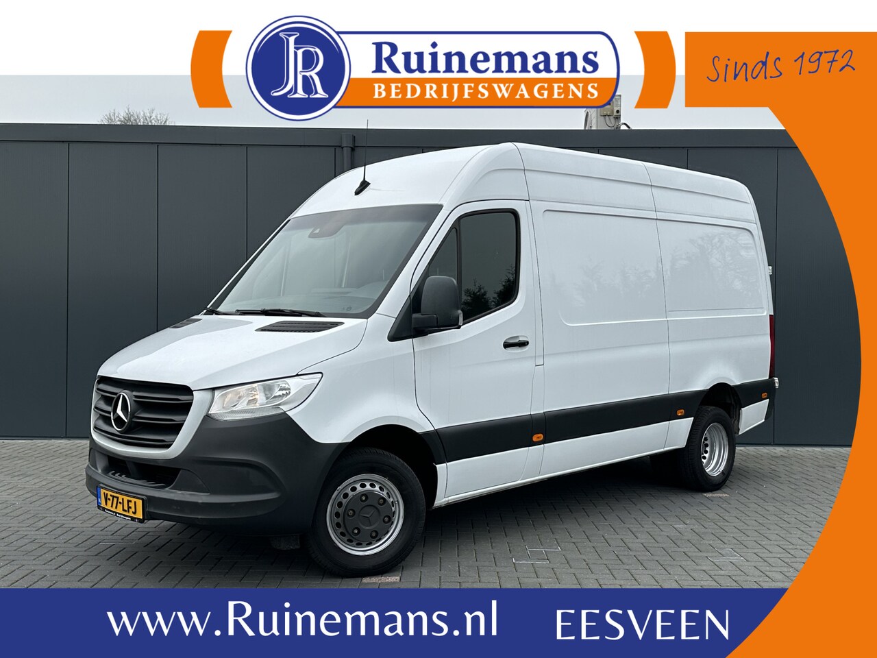 Mercedes-Benz Sprinter - 516 CDI 164 PK AUTOMAAT / L2H2 / 3.500 KG AHG / DUBBEL LUCHT - AutoWereld.nl