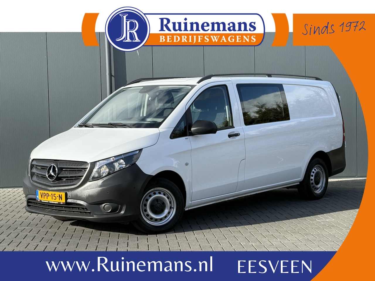 Mercedes-Benz Vito - 116 CDI 164 PK / L3 MAXI DUBBELE CABINE / TREKHAAK / AIRCO / CRUISE / CAMERA / DUBBEL CABI - AutoWereld.nl