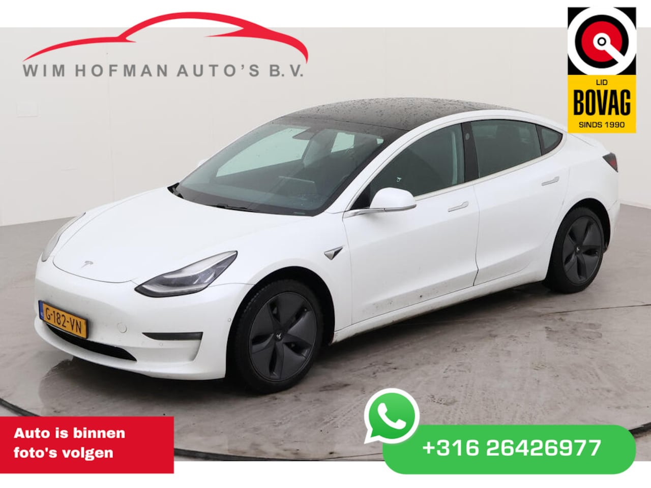 Tesla Model 3 - Long Range RWD Long Range AWD 75 kWh Trekhaak Autopilot Camera Leder Panodak - AutoWereld.nl