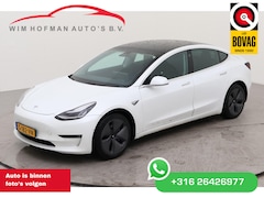 Tesla Model 3 - Long Range AWD 75 kWh Trekhaak Autopilot Camera Leder Panodak