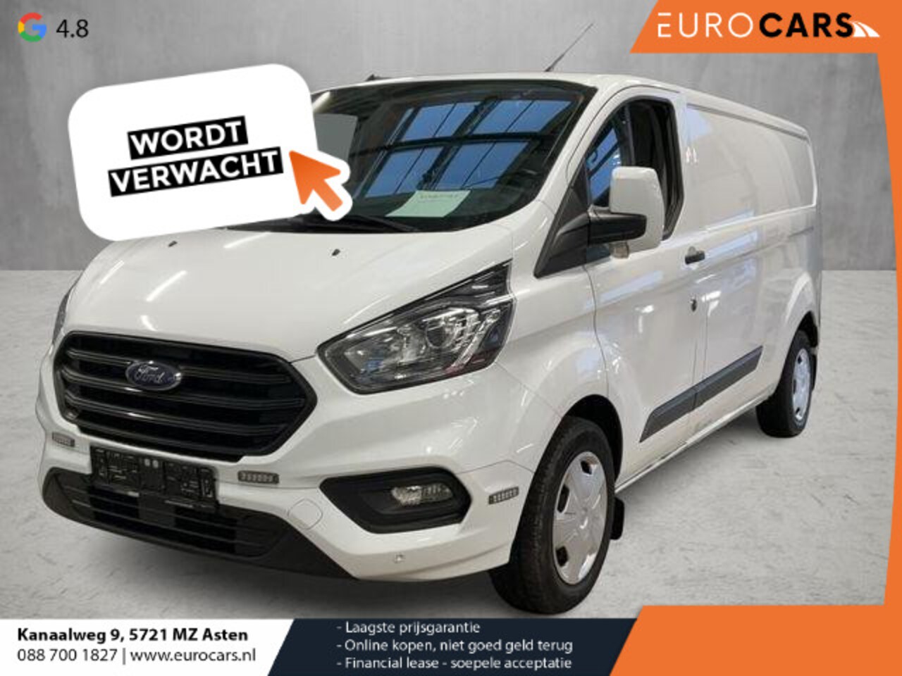 Ford Transit Custom - 131pk Automaat L2H1 Trend Trekhaak Cruise control Achterklep Airco Euro6 - AutoWereld.nl