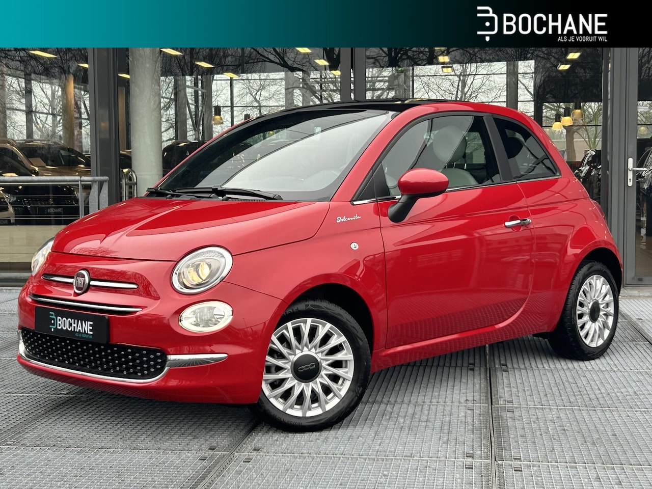 Fiat 500 - 1.0 Hybrid Dolcevita | Panoramadak | Apple carplay | Airconditioning - AutoWereld.nl