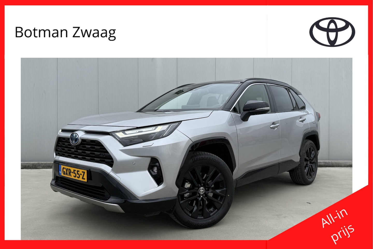 Toyota RAV4 - 2.5 Hybrid Bi-Tone Limited Automaat 218pk | Dodehoekdetectie | JBL | Rondomzicht camera | - AutoWereld.nl