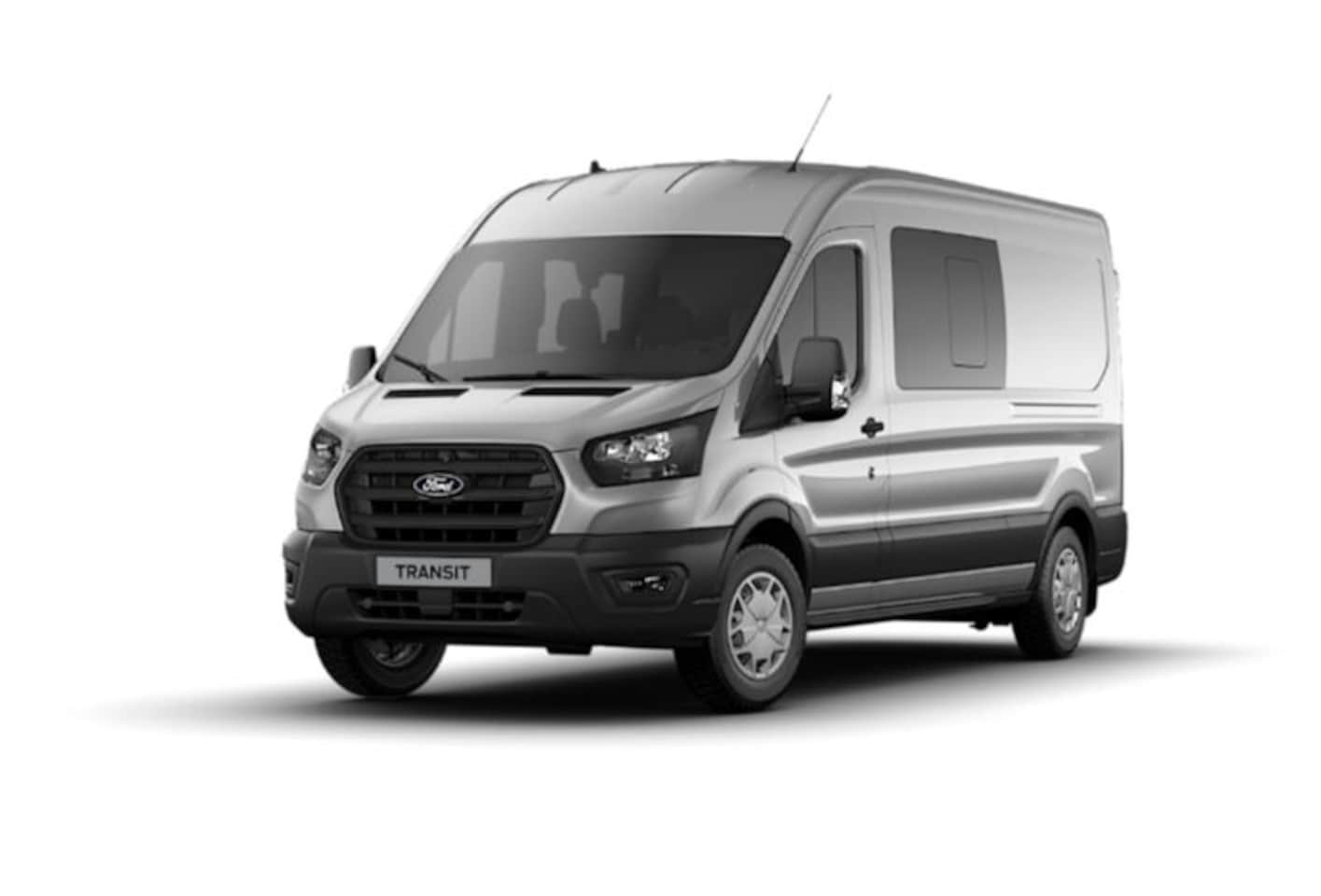 Ford Transit - 330 2.0 130 pk TDCI L3H2 Dubbel Cabine Trend |BPM VRIJ * | Driver assistance pack premium - AutoWereld.nl