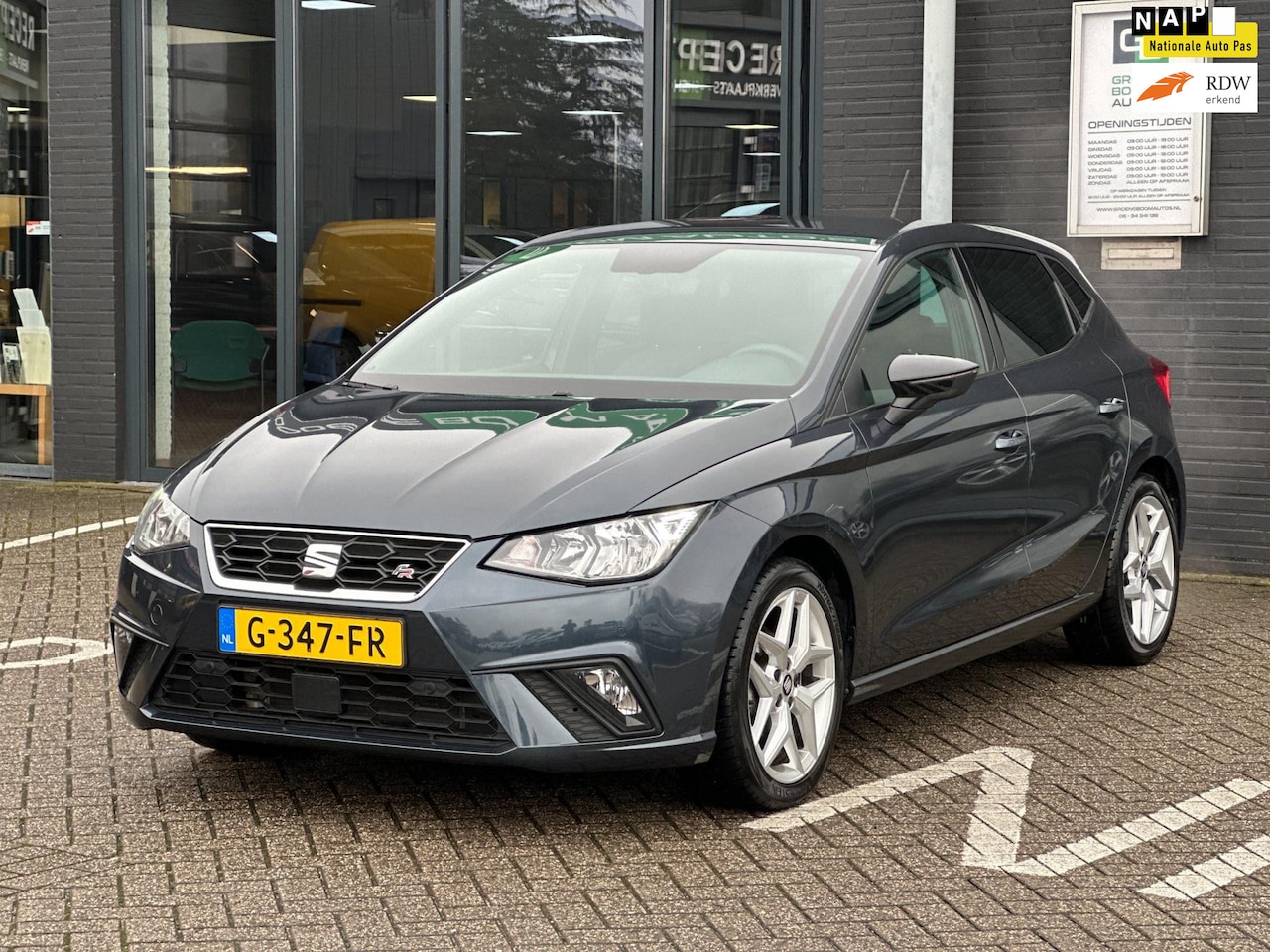 Seat Ibiza - 1.0 TSI FR Business Intense/CAMERA/DIGITAAL KLOK/APP-CONNECT/NAVI/NL-AUTO NAP!! - AutoWereld.nl