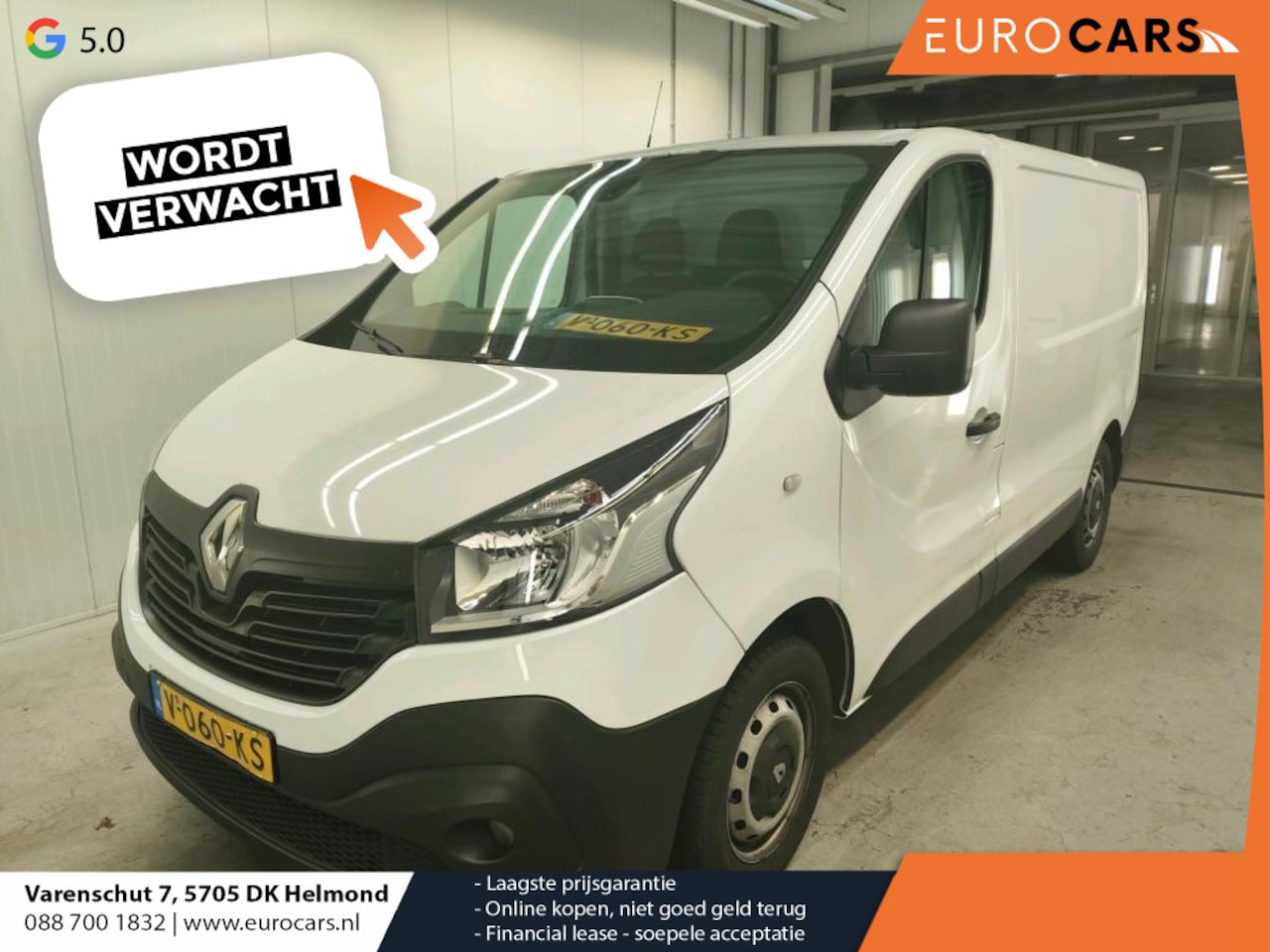 Renault Trafic - 1.6 dCi T29 L1H1 Luxe Energy Airco Cruise Control R-Link Navi DAB+ 3-Zits Trekhaak 2000kg - AutoWereld.nl