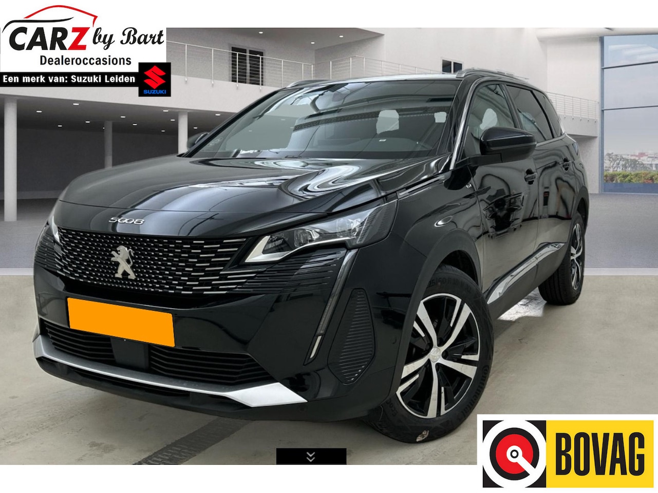 Peugeot 5008 - 1.2 PURETECH GT 7P AUTOMAAT Dodehoeksensoren | Adaptive Cruise | Elek. achterklep - AutoWereld.nl