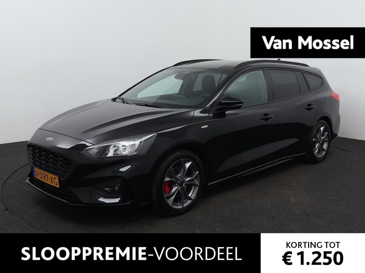 Ford Focus Wagon - 1.0 EcoBoost Hybrid ST Line X Business | Navigatie | ECC | Camera | LMV | LED | DAB | Appl - AutoWereld.nl