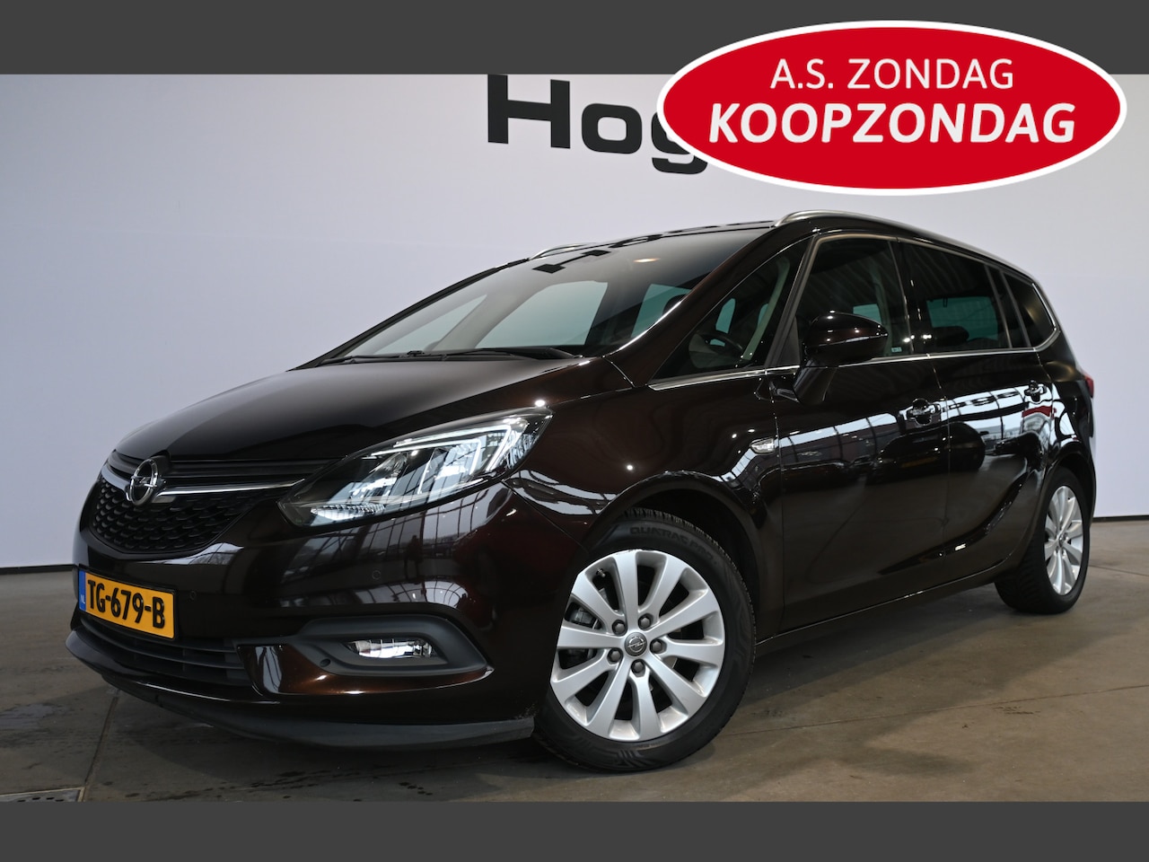 Opel Zafira - 1.4 Turbo Online Edition Clima Cruise control Navigatie 7 persoons 100% Onderhouden Inruil - AutoWereld.nl