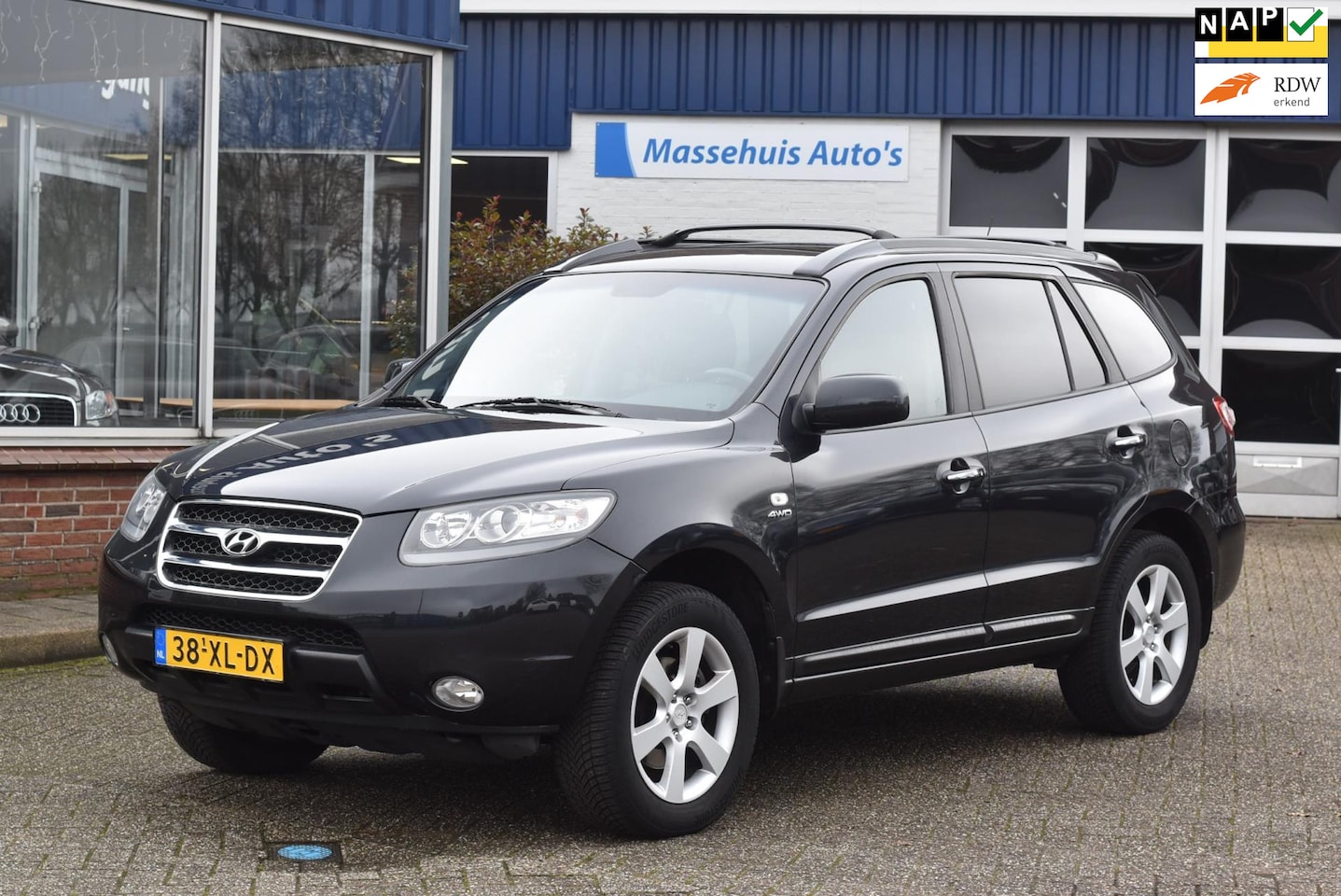 Hyundai Santa Fe - 2.7i V6 4WD Style Premium Trekhaak Leer Clima Cruise PDC Nwe APK - AutoWereld.nl