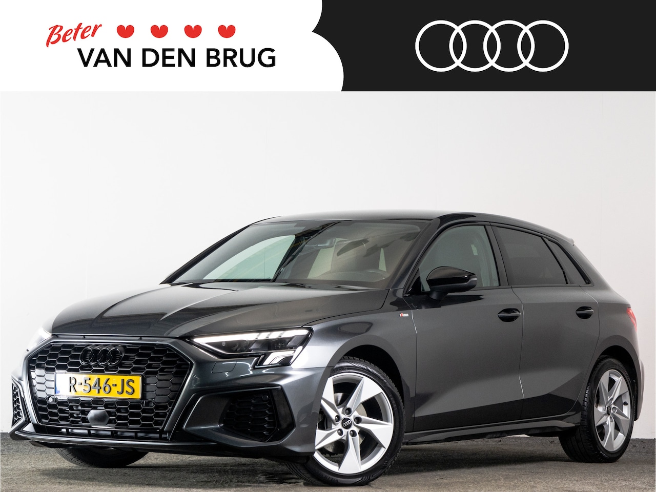 Audi A3 Sportback - S-Line 30 TFSI 110 PK AUTOMAAT | LED | Navigatie | Adaptieve Climate Control | - AutoWereld.nl