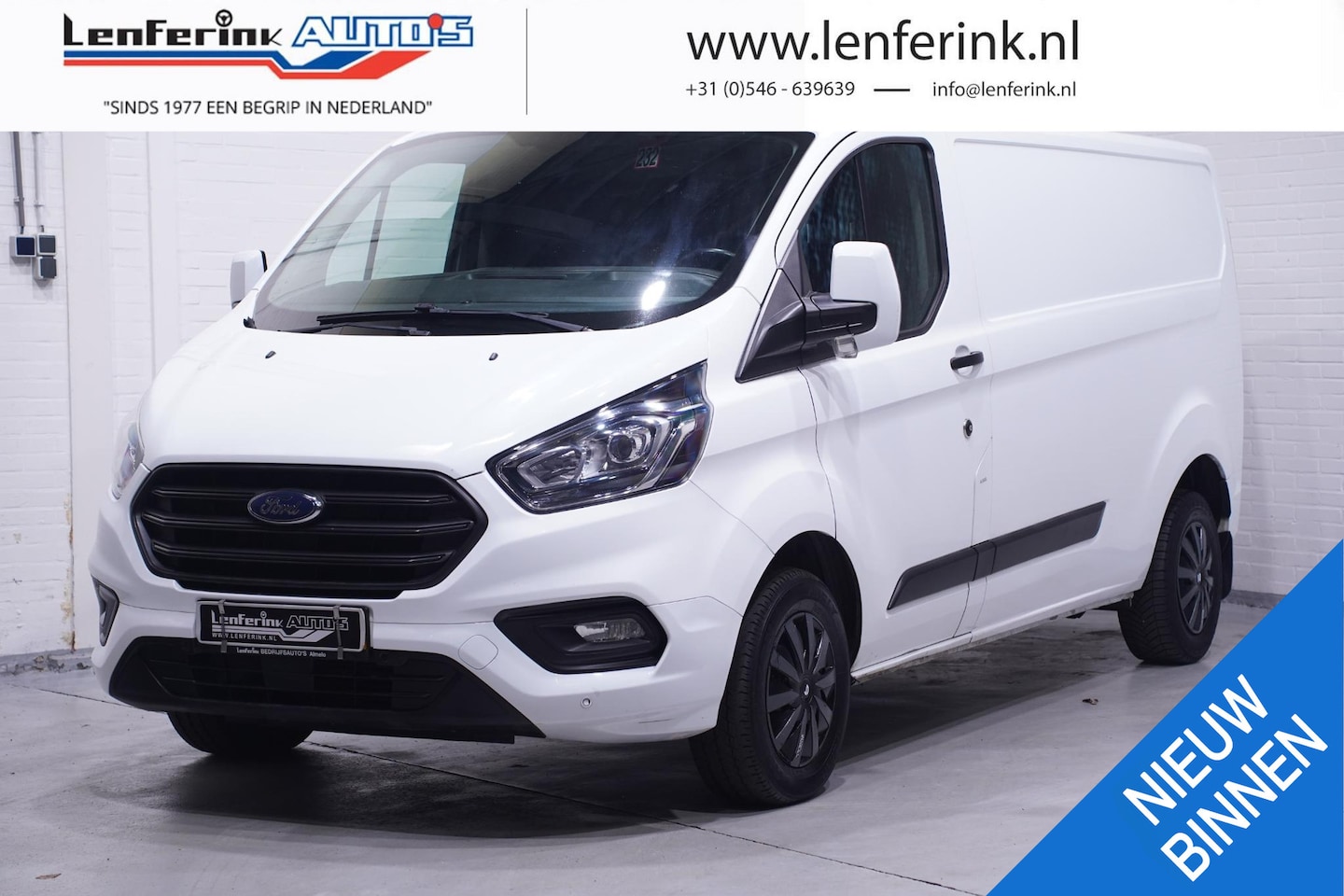 Ford Transit Custom - 2.0 TDCi 105 pk L2H1 Airco, Trekhaak 2.800 kg Cruise Control, Laadruimte Pakket, PDC V+A, - AutoWereld.nl